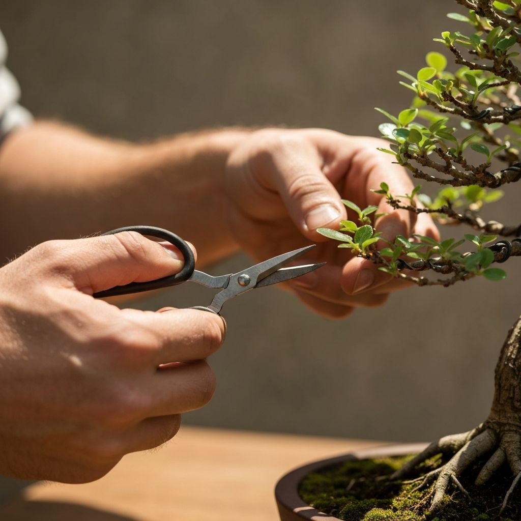 Beskjæring av bonsai